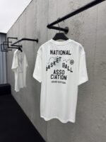 lv NBA co-branded basketball tactical slogan short sleeve white