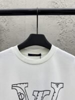 lv NBA co-branded basketball tactical slogan short sleeve white - 图片 2
