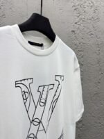 lv NBA co-branded basketball tactical slogan short sleeve white - 图片 8