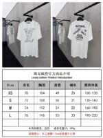 lv NBA co-branded basketball tactical slogan short sleeve white - 图片 10