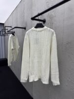 lv stranded knit logo sweater - 图片 2