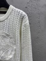 lv stranded knit logo sweater - 图片 5