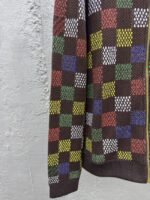 lv embossed checkerboard jacquard knit jacket - 图片 6