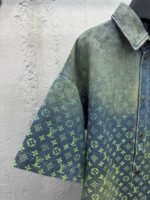 lv gradient jacquard denim shirt - 图片 4