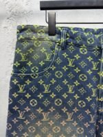 lv gradient jacquard denim shorts - 图片 4