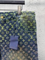 lv gradient jacquard denim shorts - 图片 5