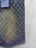 lv gradient jacquard denim shorts - 图片 7