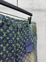 lv gradient jacquard denim shorts - 图片 8
