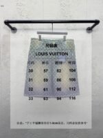lv gradient jacquard denim shorts - 图片 10