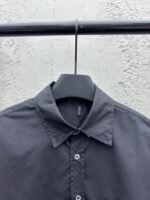Balenciaga Multi Logo Print Shirt Black - 图片 3