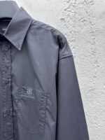 Balenciaga Nano Bb Embroidered Shirt Black - 图片 5