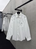 Balenciaga Nano Bb Embroidered Shirt White