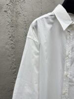 Balenciaga Nano Bb Embroidered Shirt White - 图片 4