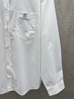 Balenciaga Nano Bb Embroidered Shirt White - 图片 7
