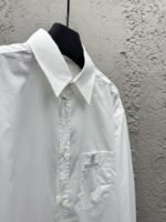 Balenciaga Nano Bb Embroidered Shirt White - 图片 8