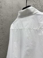 Balenciaga Nano Bb Embroidered Shirt White - 图片 9