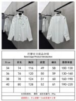 Balenciaga Nano Bb Embroidered Shirt White - 图片 10