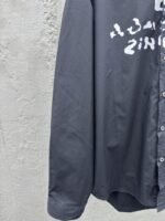 Balenciaga Ink Splash Print Pattern Shirt Black - 图片 6
