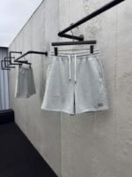 Miu Miu Embroidered Labeled Terry Shorts