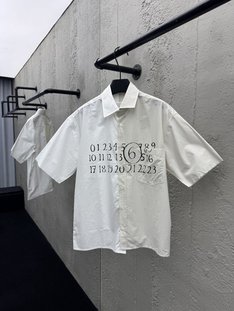 wsxc1752274783420_0.jpg Maison Margiela 25Ss New Digital Printed Color Block Shirt - 图片 1