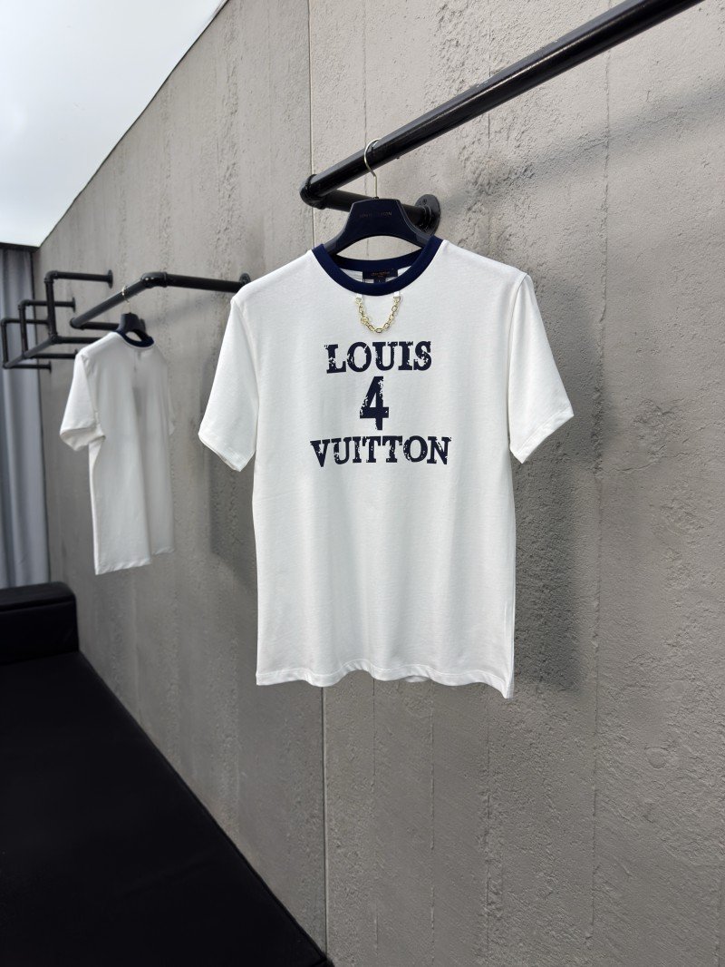 wsxc1752274930484_0.jpg lv Flocked Print Short Sleeve - 图片 1