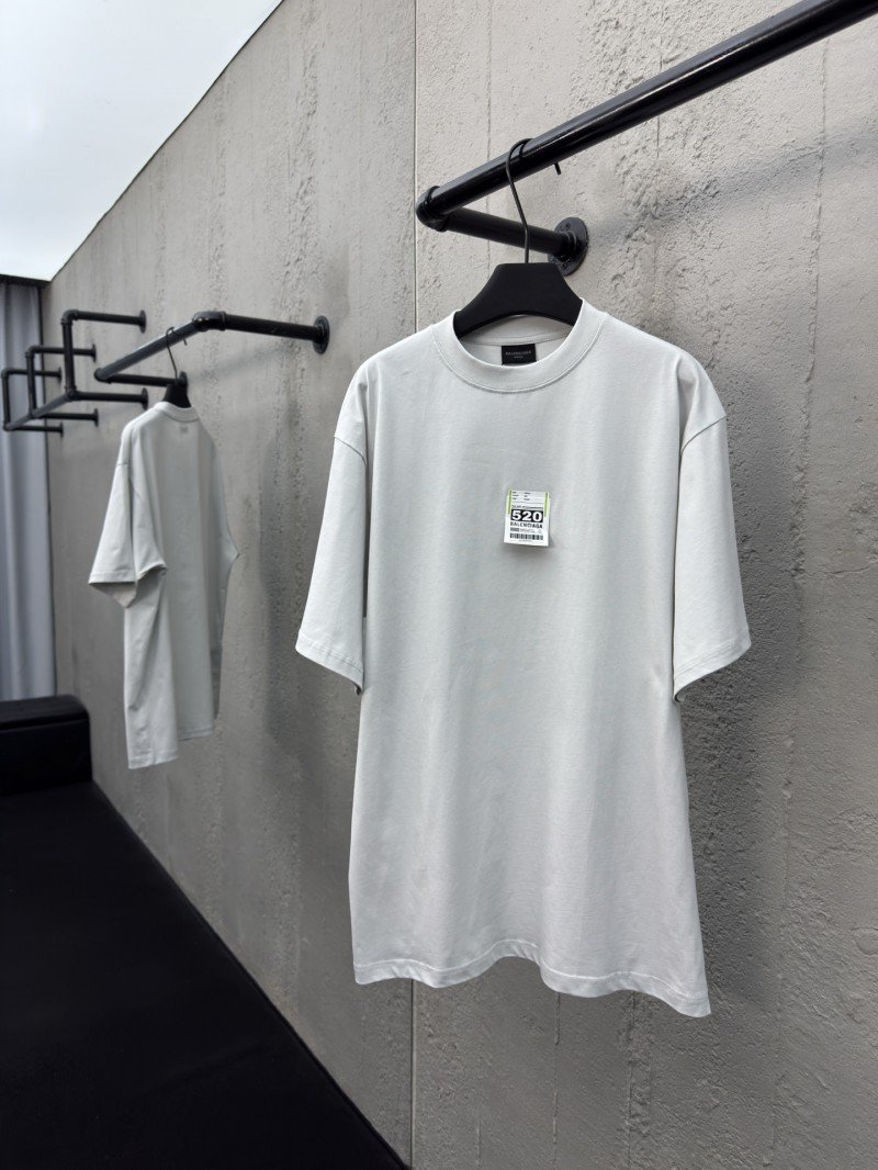 wsxc1752275589372_0.jpg Balenciaga 520 Label Sticker Short Sleeve 1 - 图片 1
