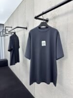 Balenciaga 520 Label Sticker Short Sleeve 2