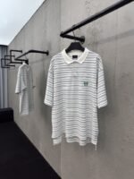 Balenciaga 25Ss Show Striped Polo Shirt 2