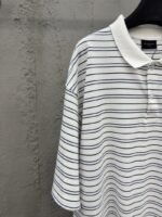 Balenciaga 25Ss Show Striped Polo Shirt 2 - 图片 4