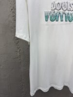 LV Beaded Round Neck Short Sleeve T-Shirt - 图片 6