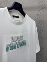 LV Beaded Round Neck Short Sleeve T-Shirt - 图片 8