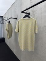 LV Old Flower Color Block Knit Short Sleeve - 图片 2