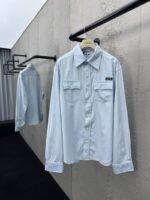 Miu Miu Chambray Patch Shirt