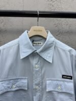 Miu Miu Chambray Patch Shirt - 图片 3