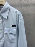 Miu Miu Chambray Patch Shirt - 图片 5