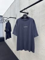 Balenciaga Lion Embroidered Pattern Short Sleeve
