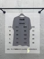 fendi embroidered label short sleeve black - 图片 10