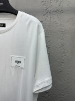 fendi embroidered label short sleeve white - 图片 5