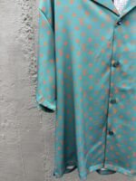 lv silk printed lapel short sleeve shirt - 图片 6