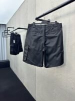 Prada Triangle Label Recycled Nylon Shorts - 图片 2