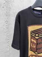 lv letters cartoon print short sleeve t-shirt - 图片 3