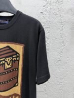 lv letters cartoon print short sleeve t-shirt - 图片 4