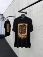 lv letters cartoon print short sleeve t-shirt - 图片 5