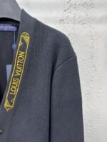 lv gold monogrammed embroidered cardigan - 图片 5