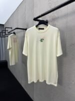 lv floral logo woolen short sleeve