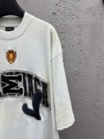 Balenciaga Manchester United Cement Graffiti Aged Short Sleeve 2 - 图片 5