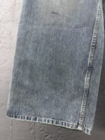 Balenciaga Embroidered Denim Pants With Red Lettering - 图片 6