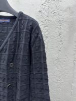 Lv twisted double-breasted knit cardigan - 图片 5