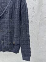 Lv twisted double-breasted knit cardigan - 图片 7