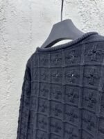 Lv twisted double-breasted knit cardigan - 图片 9